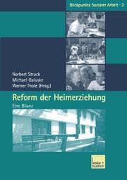 Cover von Reform der Heimerziehung