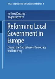 Cover von Reforming Local Government in Europe