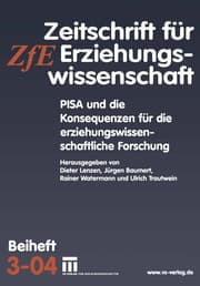Cover von PISA und die Konsequenzen für die erziehungswissenschaftliche Forschung
