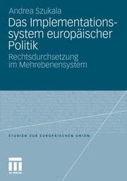 Cover von Das Implementationssystem europäischer Politik