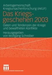 Cover von Das Kriegsgeschehen 2003