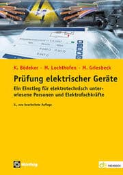 Cover von Prüfung elektrischer Geräte