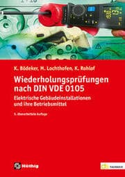 Cover von Wiederholungsprüfungen nach DIN VDE 0105