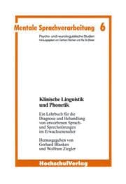 Cover von Klinische Linguistik und Phonetik
