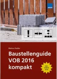Cover von Baustellenguide VOB 2016 kompakt