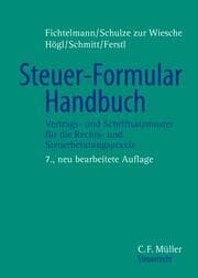 Cover von Steuer-Formular-Handbuch