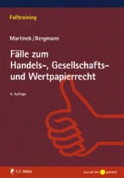 Cover von Fälle zum Handels-, Gesellschafts- und Wertpapierrecht