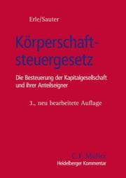 Cover von Körperschaftsteuergesetz