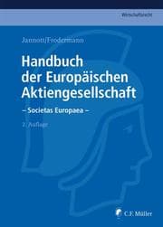 Cover von Handbuch der Europäischen Aktiengesellschaft - Societas Europaea