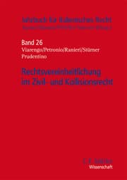 Cover von Rechtsvereinheitlichung im Zivil- und Kollisionsrecht