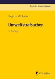 Cover von Umweltstrafsachen