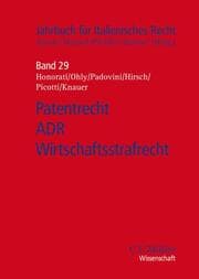 Cover von Patentrecht - ADR - Wirtschaftsstrafrecht