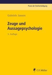 Cover von Zeuge und Aussagepsychologie