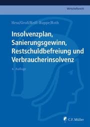 Cover von Insolvenzplan, Sanierungsgewinn, Restschuldbefreiung und Verbraucherinsolvenz