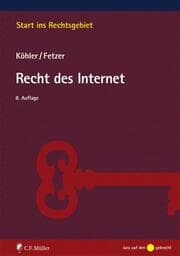 Cover von Recht des Internet
