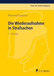 Cover von Die Wiederaufnahme in Strafsachen