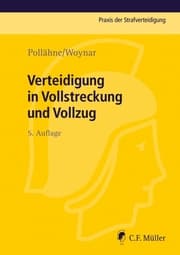 Cover von Verteidigung in Vollstreckung und Vollzug