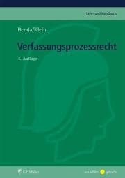 Cover von Verfassungsprozessrecht