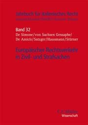 Cover von Europäischer Rechtsverkehr in Zivil- und Strafsachen