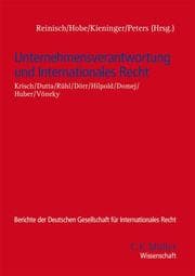 Cover von Unternehmensverantwortung und Internationales Recht