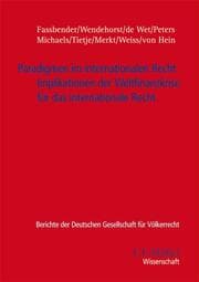Cover von Paradigmen im internationalen Recht