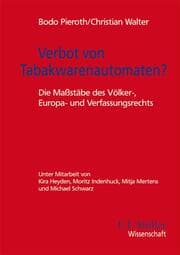 Cover von Verbot von Tabakwarenautomaten?