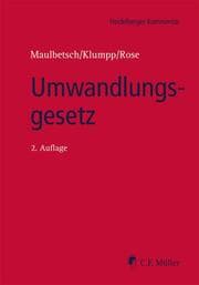 Cover von Umwandlungsgesetz