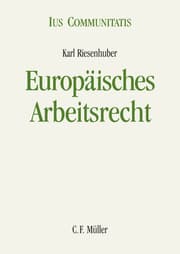 Cover von Europäisches Arbeitsrecht