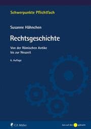 Cover von Rechtsgeschichte