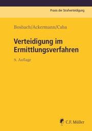 Cover von Verteidigung im Ermittlungsverfahren