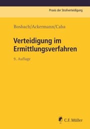 Cover von Verteidigung im Ermittlungsverfahren