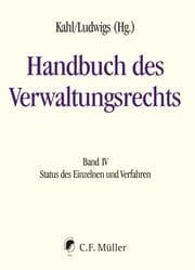 Cover von Handbuch des Verwaltungsrechts IV