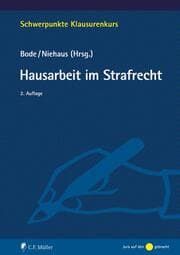 Cover von Hausarbeit im Strafrecht