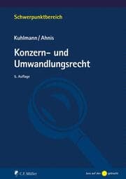 Cover von Konzern- und Umwandlungsrecht