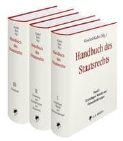 Cover von Handbuch des Staatsrechts