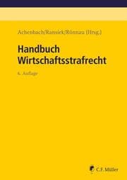 Cover von Handbuch Wirtschaftsstrafrecht