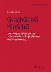 Cover von GeschGehG/HinSchG