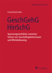 Cover von GeschGehG/HinSchG