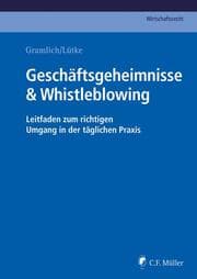 Cover von Geschäftsgeheimnisse & Whistleblowing
