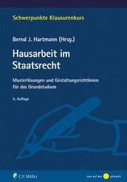 Cover von Hausarbeit im Staatsrecht