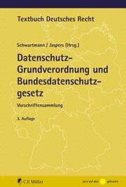 Cover von Datenschutz-Grundverordnung und Bundesdatenschutzgesetz