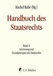 Cover von Handbuch des Staatsrechts - Neuausgabe