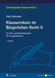 Cover von Klausurenkurs im Bürgerlichen Recht II