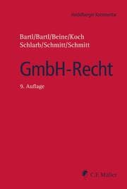 Cover von GmbH-Recht