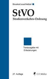 Cover von StVO Straßenverkehrs-Ordnung