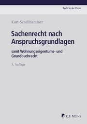 Cover von Sachenrecht nach Anspruchsgrundlagen