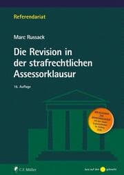 Cover von Die Revision in der strafrechtlichen Assessorklausur