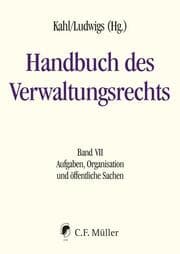 Cover von Handbuch des Verwaltungsrechts