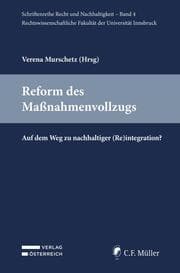 Cover von Reform des Maßnahmenvollzugs
