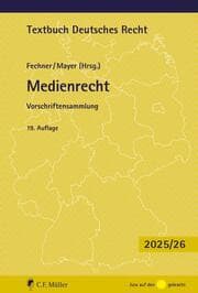 Cover von Medienrecht
